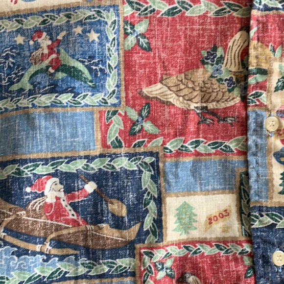 2003 Mele Kalikimaka Limited Issue Reyn Spooner Size XL - Picture 4 of 6